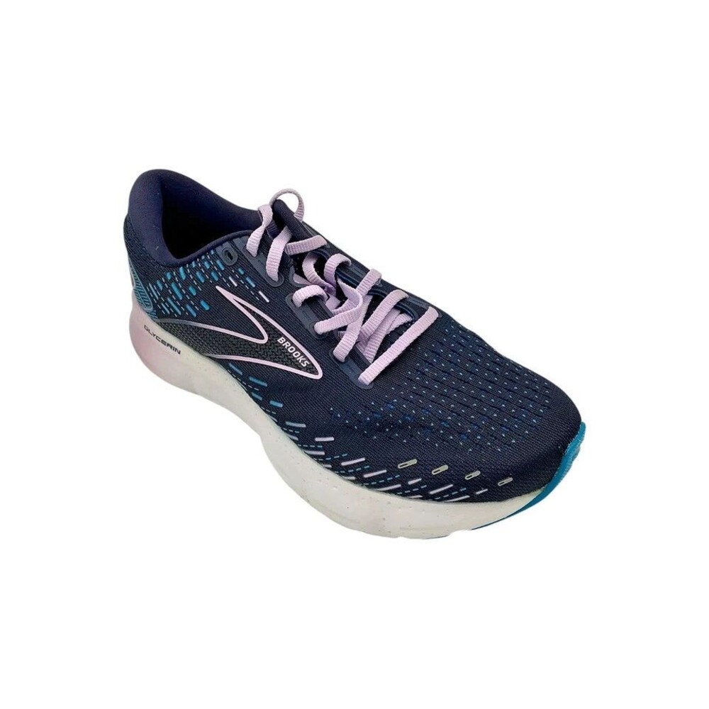 Brooks Glycerin 20 Women's Neutral Running Shoes Peacoat/Ocean/Lilac Sz 8MediumB